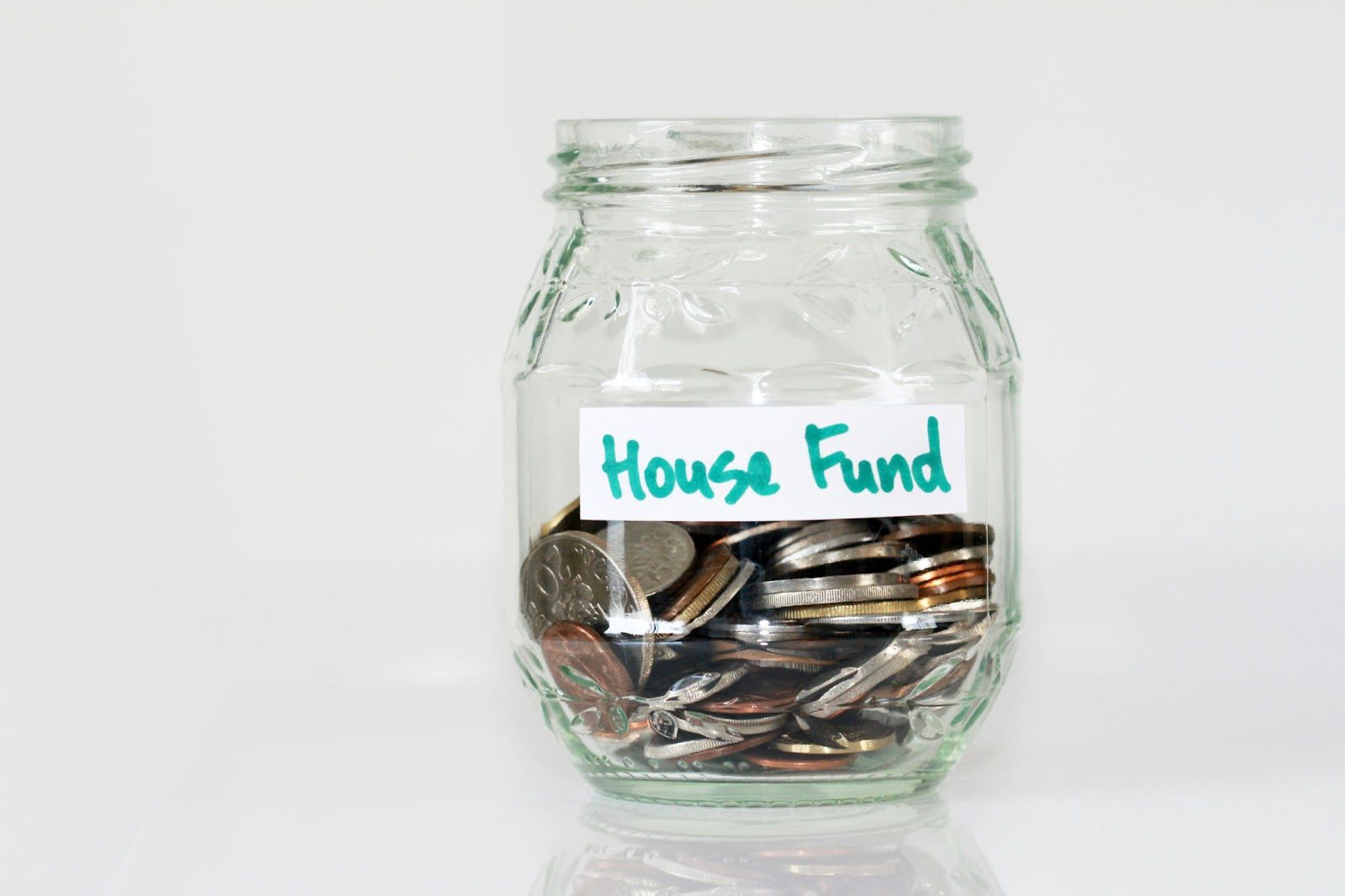 Coins in a jar