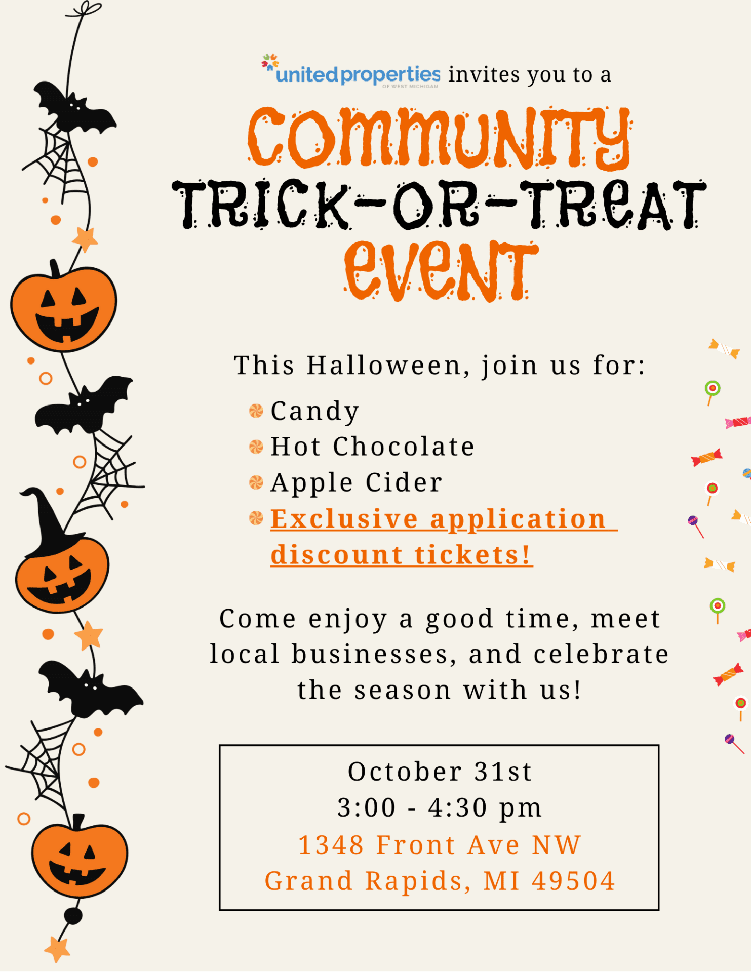 Genral Trick-or-Treat Community trick-or-treat event